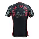 PRIDE OR DIE prey on the strong RASHGUARD - BLACk